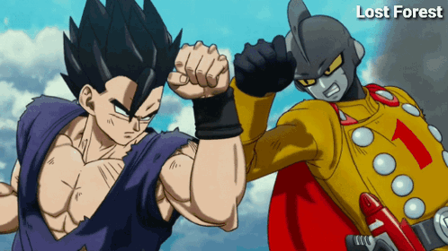 Gamma 1 Clashing With Gohan Dragon Ball Super GIF