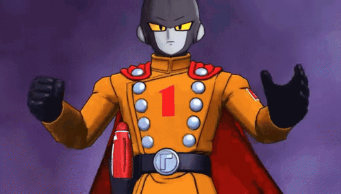 Gamma 1 Fist Punching Dragon Ball Super GIF