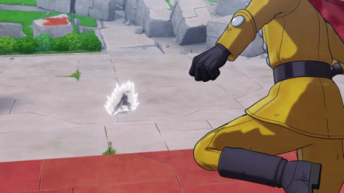 Gamma 1 Getting Hit By Gohan GIF