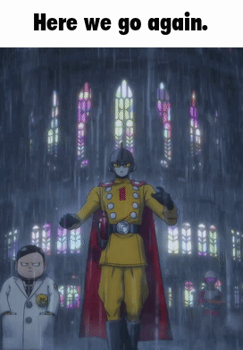 Gamma 1 Walking In The Rain GIF