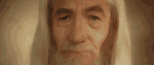 Gandalf Peaceful Smiling Face GIF