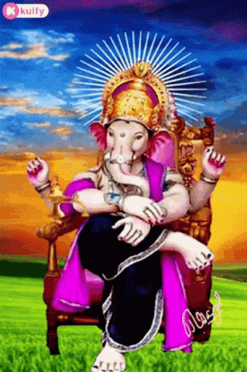 🔥 Happy Ganesh Chaturthi GIF Images Pics Animated Photos DOWNLOAD WhatsApp  DP Free Download