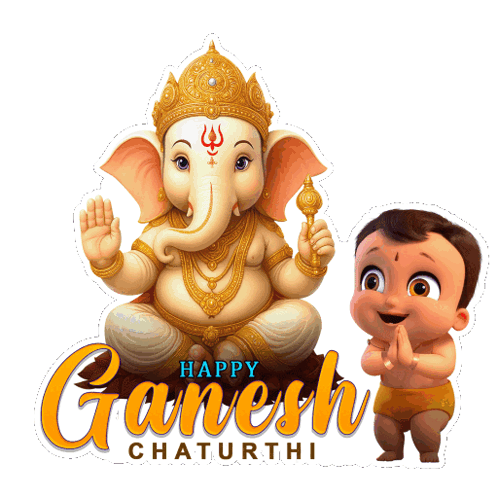 Ganesh Chaturthi Poster Baby Elephant