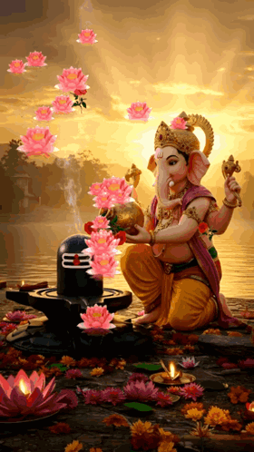 Ganesha Statue Happy Ganesh Chaturthi