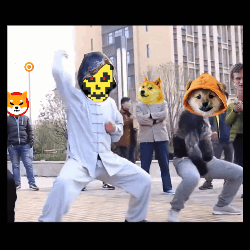 Gang Fighter Doge Meme GIF