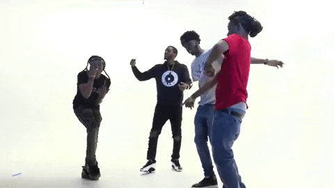 Gang Gang Group Of Guys Dancing GIF