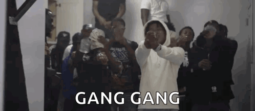 Gang Gang Men Having Fun In A Room GIF