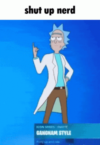 Gangnam Style Rick Sanchez Horse Dance GIF