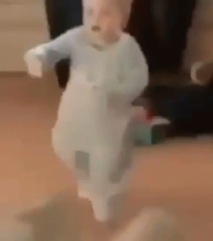 Funny Baby Dancing Gangnam Style GIF