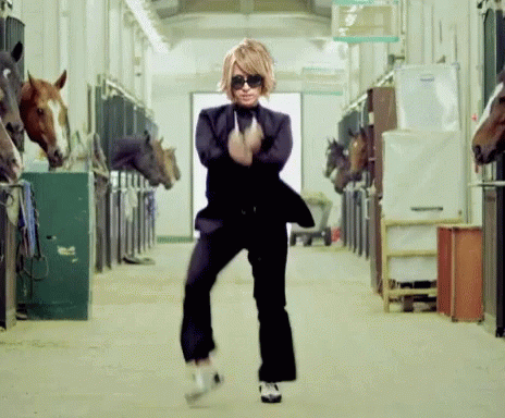 Psy Face Swap Gangnam Style GIF