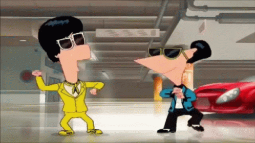 Phineas And Ferb Gangnam Style GIF