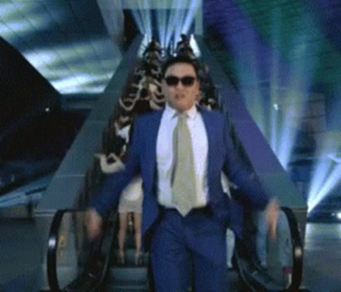 Psy Pumped Up Dancing Gangnam Style GIF