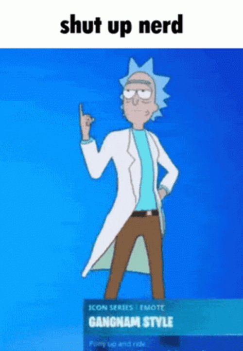 Gangnam Style Rick Sanchez Horse Dance GIF