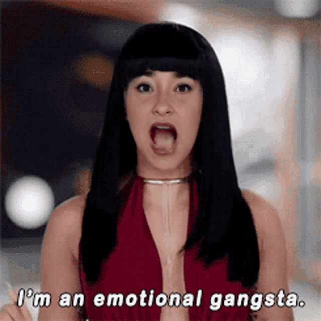 Gangsta Emotional Woman Meme GIF