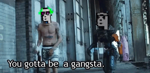 Gangsta Punks Walk Funny Meme GIF