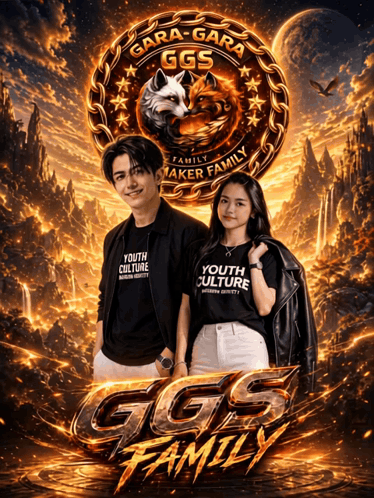Gara-Gara GGS Family Poster Man And Woman GIF