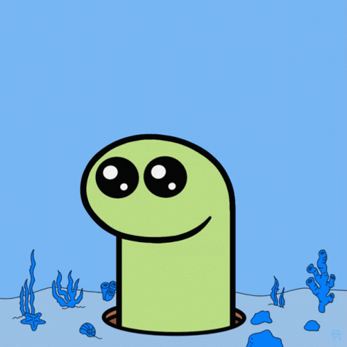 Garden Eel Worm GIF