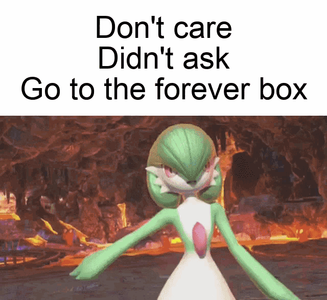Gardevoir Dont Care Gif GIF