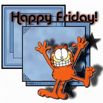 Garfield Happy Friday GIF