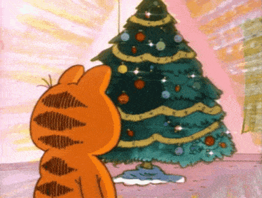 Garfield Merry Christmas Gif GIF