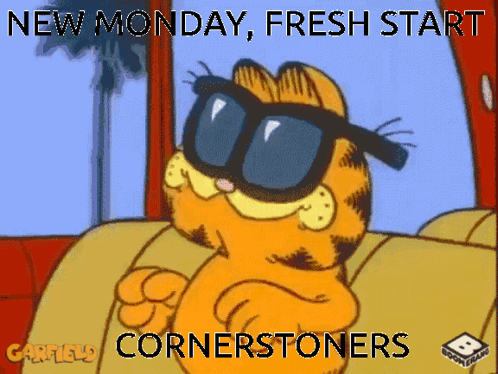 Garfield New Monday Fresh Start GIF