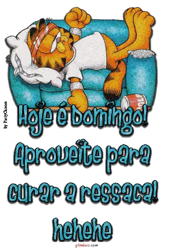 Garfield On Couch Hoje e Domingo