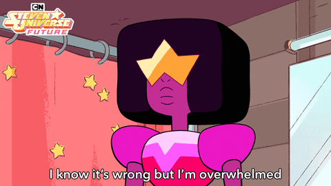 Garnet Is Overwhelmed GIF