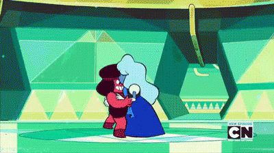 Garnet Lifts A Girl Up GIF