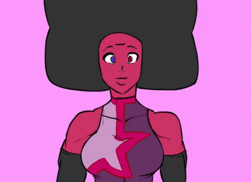 Garnet Showing A Heart GIF