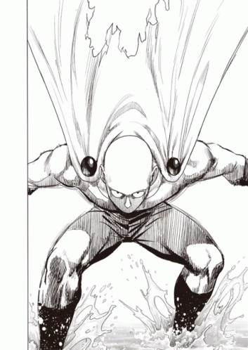 One Punch Man Manga Garou GIF