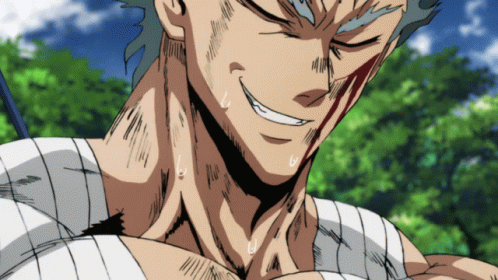 Determined One Punch Man Garou Giggling GIF