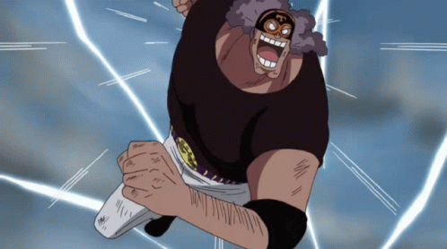 Garp The Hero With His Fist GIF