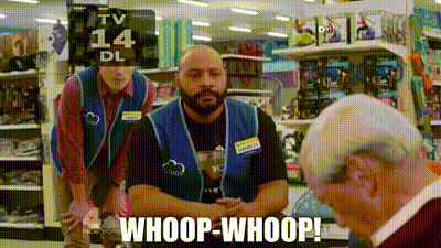 Garret Whoop Whoop Getting Attention Of Old Man GIF