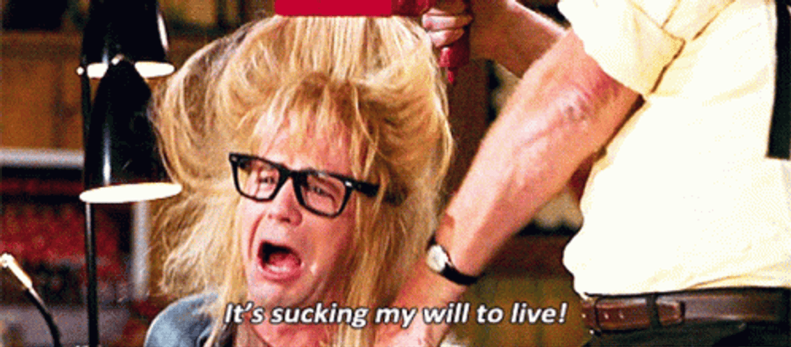 Garth Algar Crying Waynes World GIF