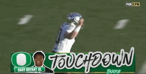 Gary Bryant Jr. Playing For The Ducks Football GIF