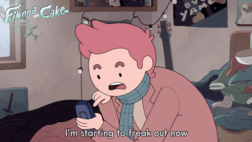 Gary Prince Anxious Freak Out GIF