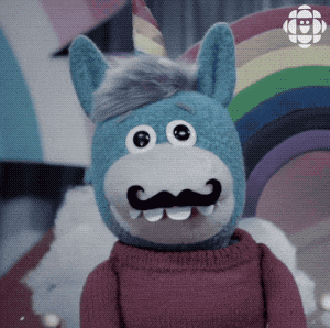 Gary The Unicorn Blow A Kiss GIF