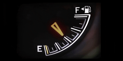 Gas Gauge Moving Up GIF