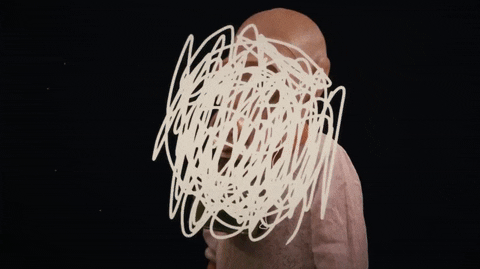 Gas Mask Abstract Animation GIF