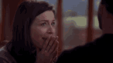 Gasp Amelia Sheperd Grey's Anatomy GIF