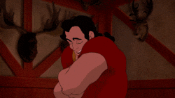 Gaston's Hairy Chest GIF