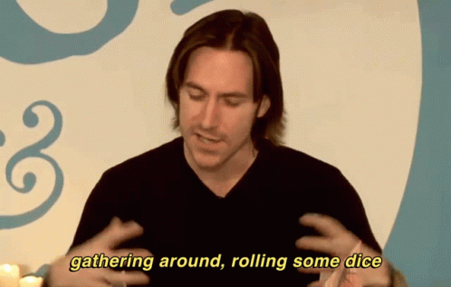 Gathering Around Rolling Dice Matthew Mercer GIF