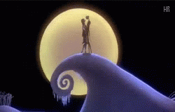 Gaunt Kiss In The Moon GIF