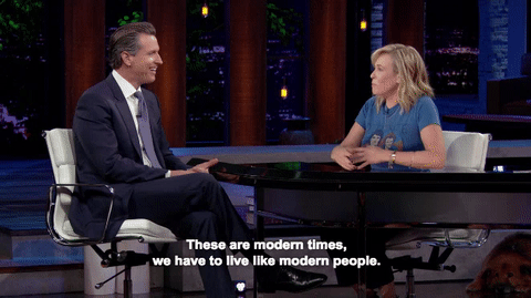 Gavin Newsom Modern Times GIF