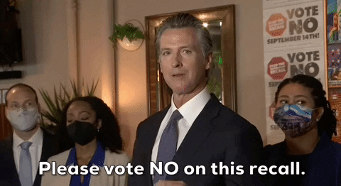 Gavin Newsom Please Vote No On This Recall GIF