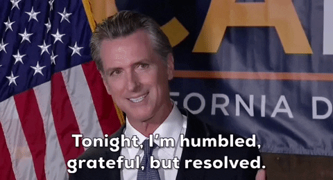 Gavin Newsom Tonight I'm Humbled GIF