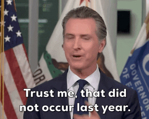 Gavin Newsom Trust Me GIF