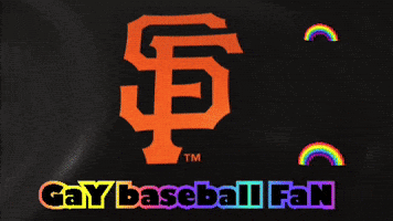 Gay Baseball Fan Sign GIF