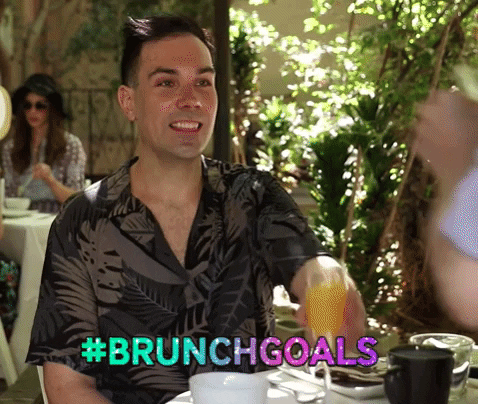 Gay Brunch Goals GIF