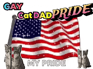 Gay Cat Dad Pride